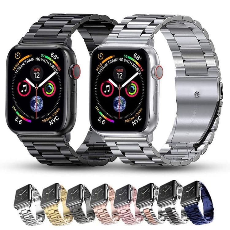 Ремешок Apple watch 22mm стальной серебристый — 1