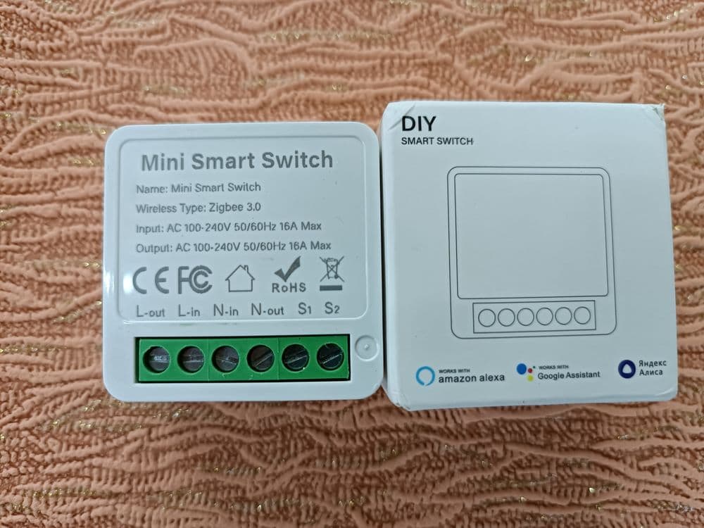 Умный выключатель реле Zigbee 3.0 (умный дом Яндекс Алиса) — 2
