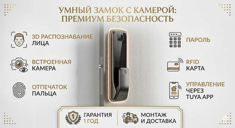 Электронный Замок | Smart Lock | Умный Замок с установкой — 1