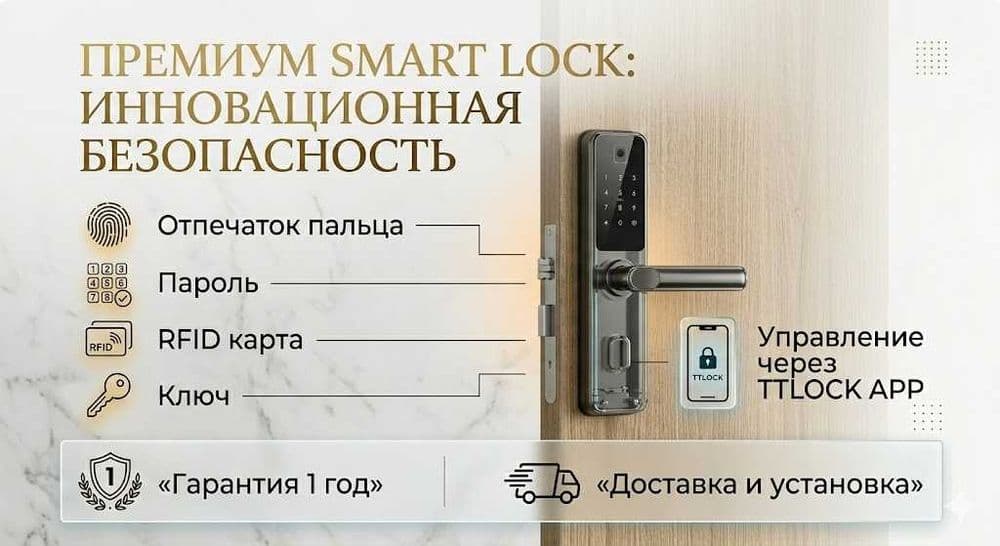 SMART QULF | Smart Lock | Умный Замок | Электронные Замки — 1
