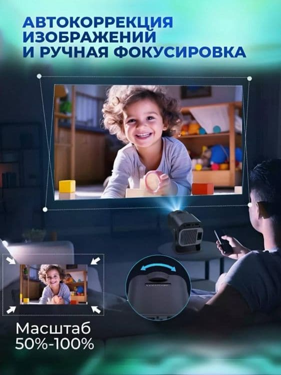 Смарт проектор HY320 домашний кинотеатр — 4