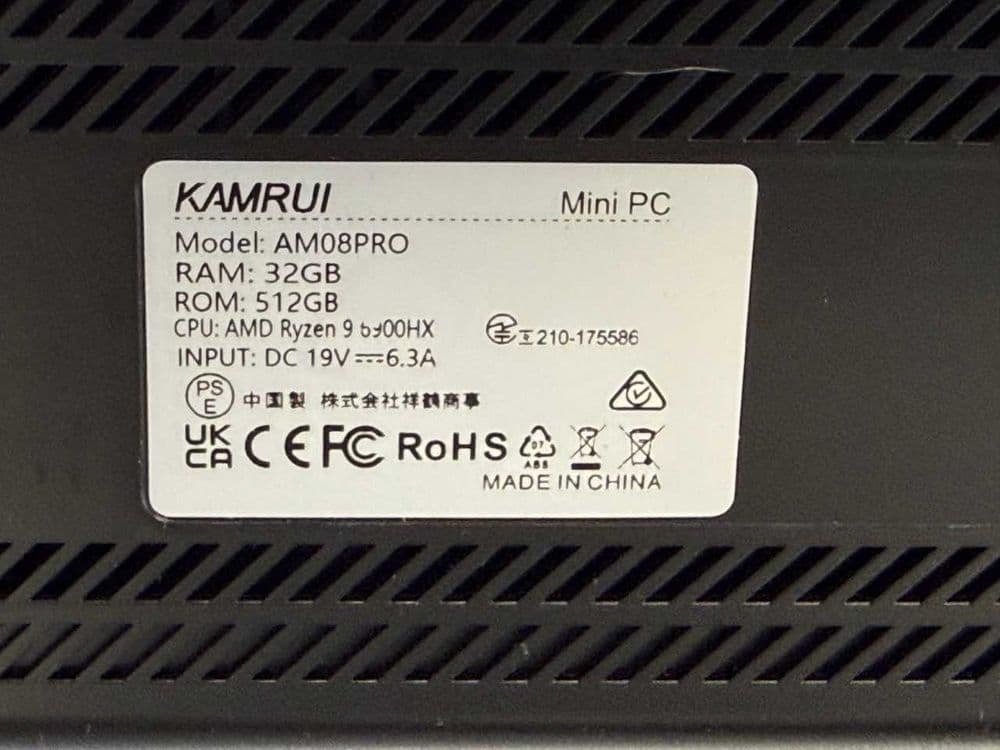 MiNi PC ACEMAGICIAN AM08 Pro AMD Ryzen 9 6900HX  озу32гб ssd 512 — 8