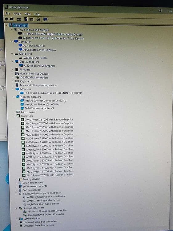 Компьютер на AMD Ryzen 7 5700G, RAM 32G, SSD 1Tb — 7
