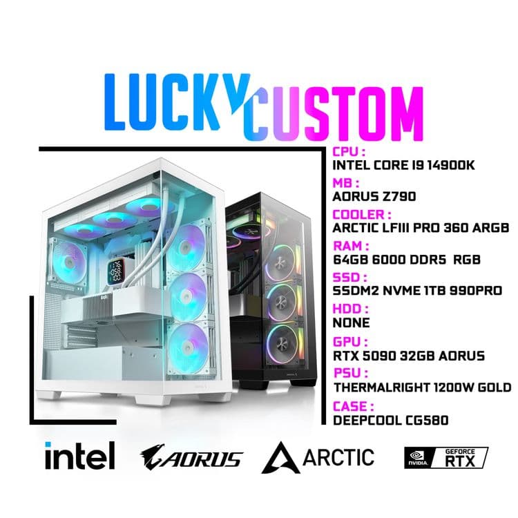 [НОВЫЕ] Aorus Z790 i9 14900K DDR5 64Gb RTX5090 32Gb — 1