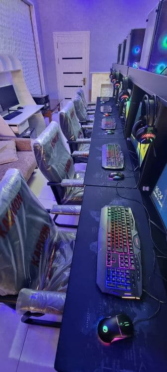 Game Club uchun 10ta igravoy kompyutrlar Sotilad Stol stulari bn — 4