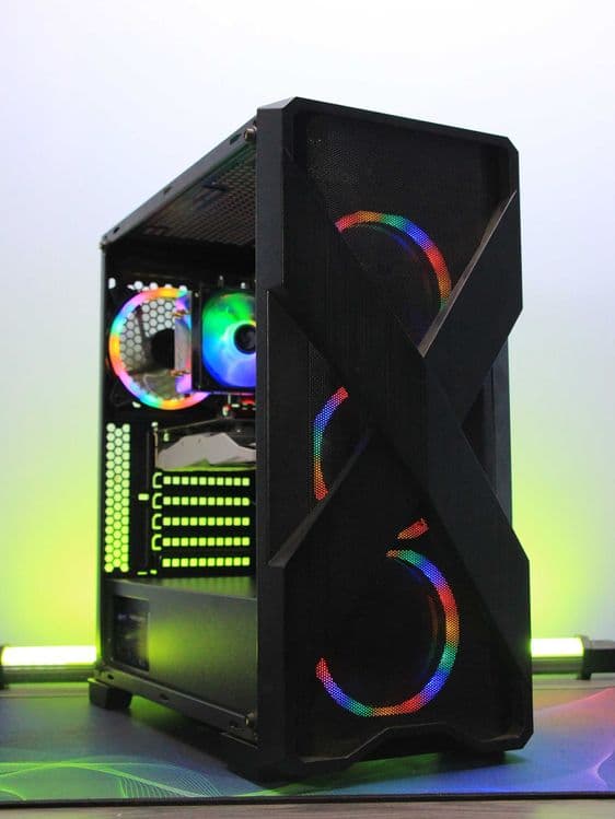 i3 10-GTX1050Ti 4GB + REDMI 27 RGB CASE — 6