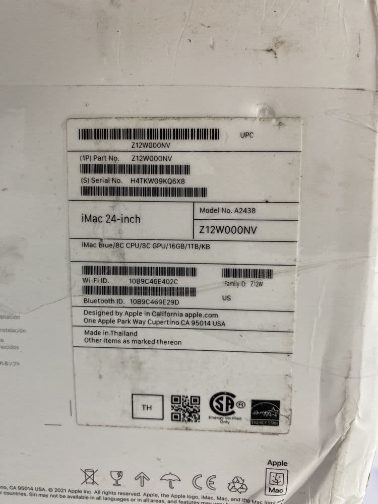 iMac 24 M1  16 GB / 1 TB SSD — 3