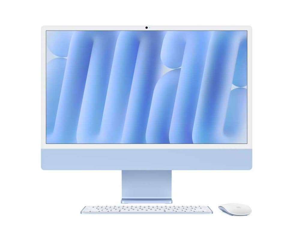 Apple iMac 24" Retina 4,5K M1 8-CPU + 8-GPU 8GB  256GB  BLUE  B/U — 1