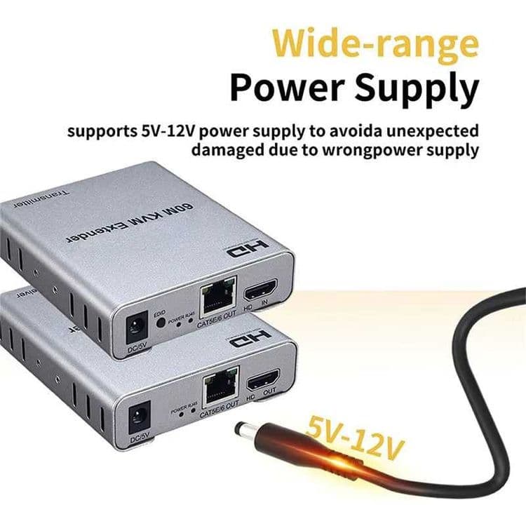 HDMI EXTENDER 60M.KVM-удлинитель через Ethernet Cat5e/6, 60 м — 5