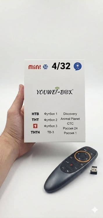 Smart TV  4/32   1000 канал TV box Smart приставка  тюнер — 2