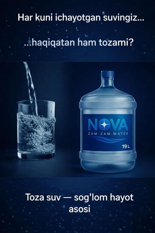 Kuller suv 19 l куллер сув 19 л вода для куллера 19 л зам зам zam zam — 1