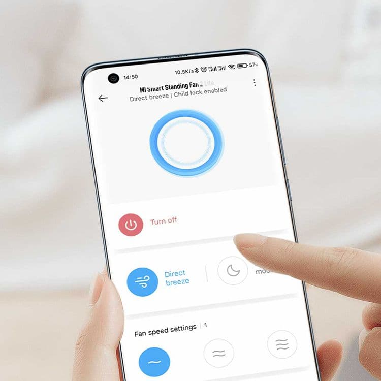Вентилятор Xiaomi Mi Smart Standing Fan 2 Lite — 4