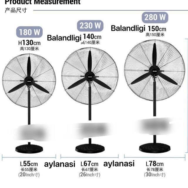 Промышленный Вентилятор GOLDAVEX напольный — 2