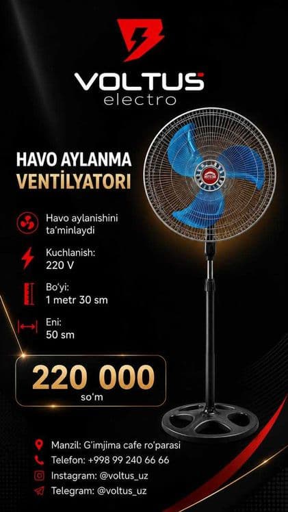 havo aylanma ventilyatori — 1