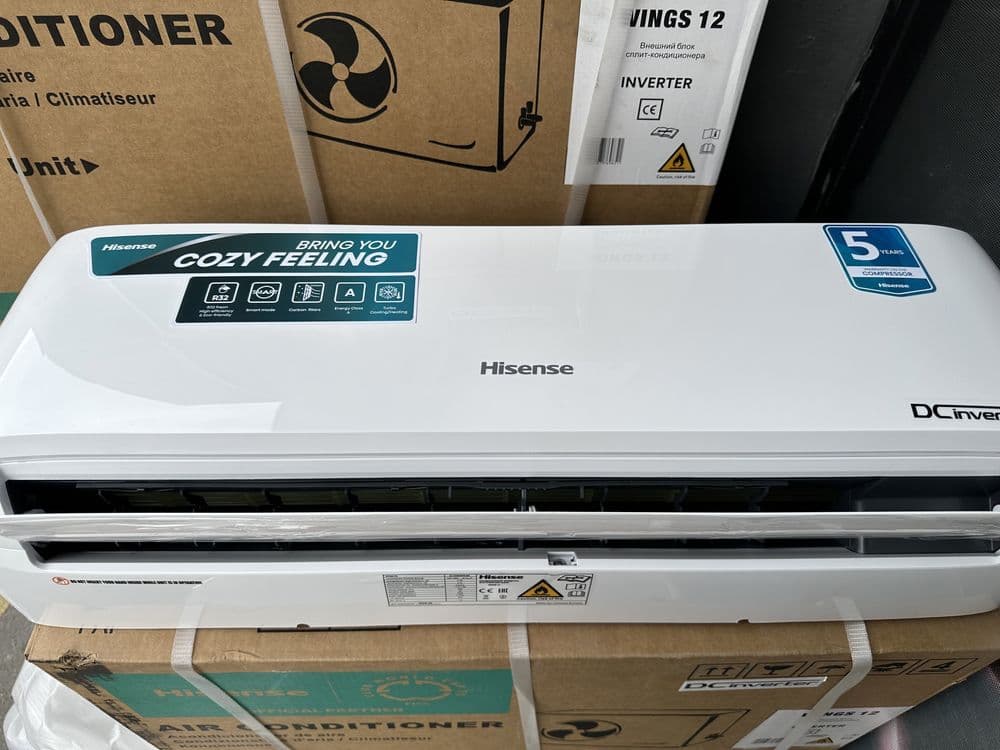 Кондиционер Hisense 9, 12, 18, инверторный, доставка бесплатно.