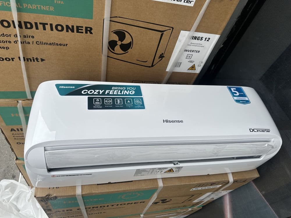 Кондиционер Hisense 9, 12, 18, инверторный, доставка бесплатно.