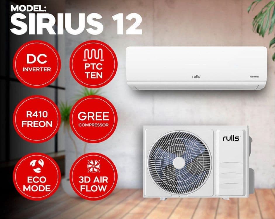 Кондиционер Rulls On Off  Inverter  + Гарантия + доставка! — 3