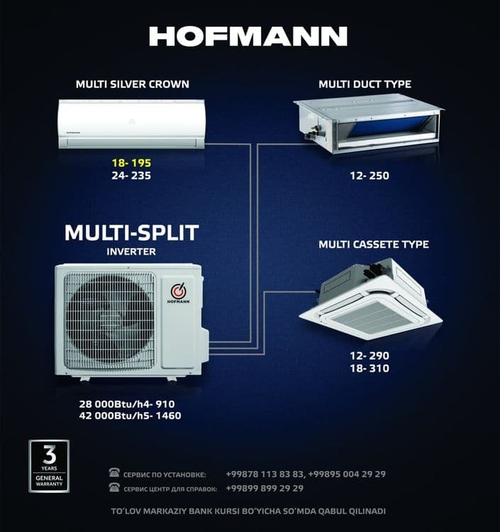 Кондиционер HOFMANN из первых рук — 1