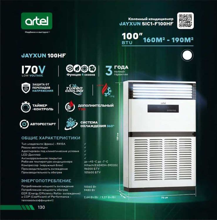Колонный Кондиционер АРТЕЛ! Арзон! Колоннали-Устунли Кондиционер Artel — 7