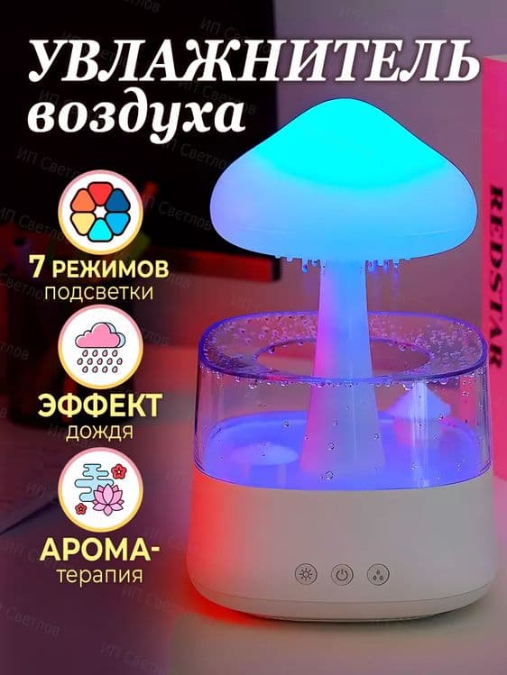 увлажнителя с пультом, аромадиффузора и Bluetooth колонки — 1