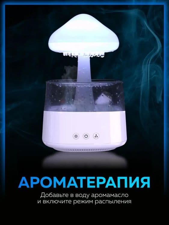 увлажнителя с пультом, аромадиффузора и Bluetooth колонки — 3