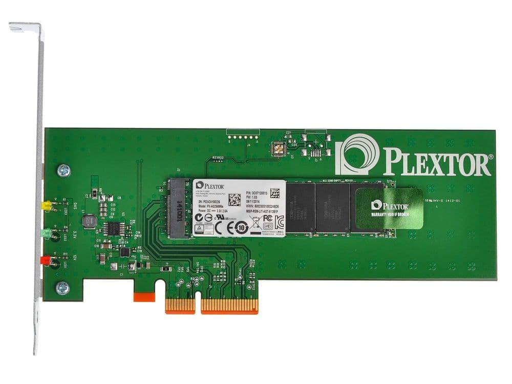 SSD PCI-Ex2 256Gb Plextor M6e Plextor M6e PX-AG256M6e (256 ГБ) — 1