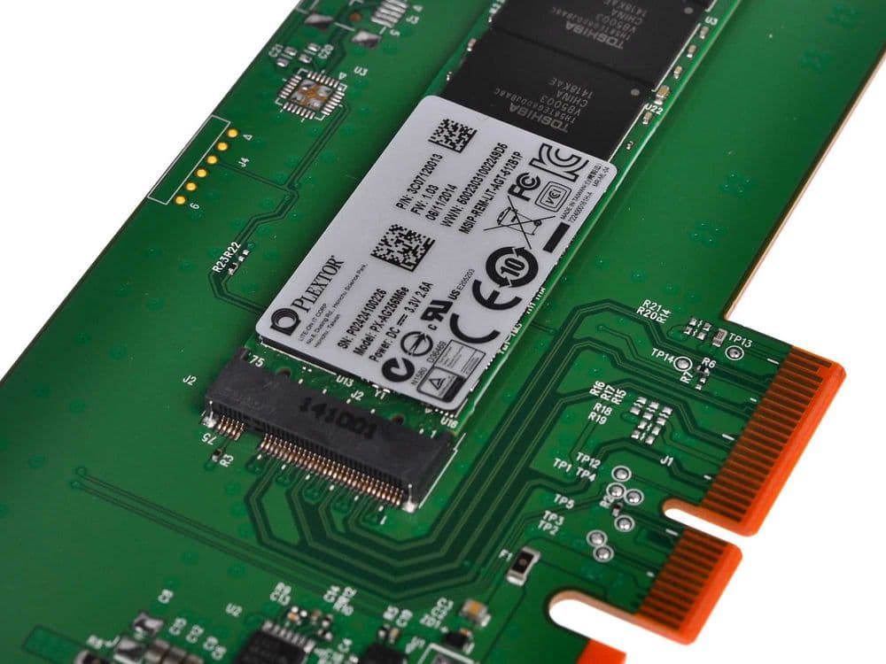 SSD PCI-Ex2 256Gb Plextor M6e Plextor M6e PX-AG256M6e (256 ГБ) — 2