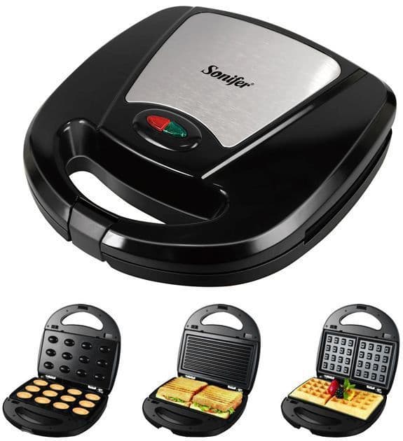 Sonifer 7в1 Вафельница Тостер орешница  vafelnitsa toster sf-6054 — 4