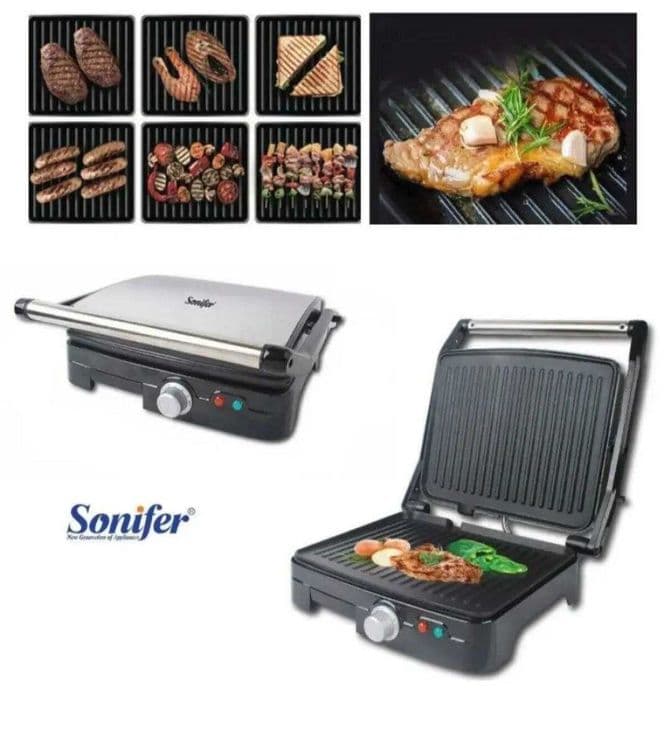 Электрический Гриль Тостер аппарат Toster Sonifer sf-6058 — 2