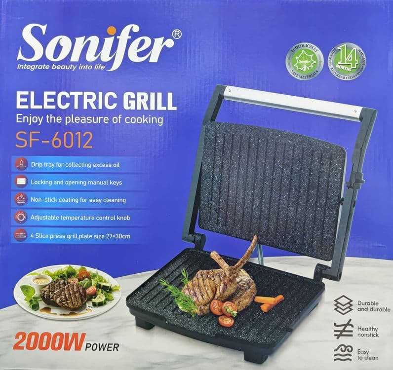 Супер новый тостер гриль Sonifer, toster gril

Гаранти — 1