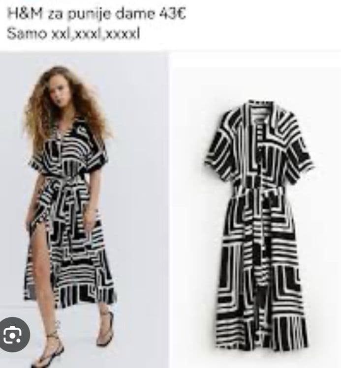 Платье H&M большого размера 56 — 1