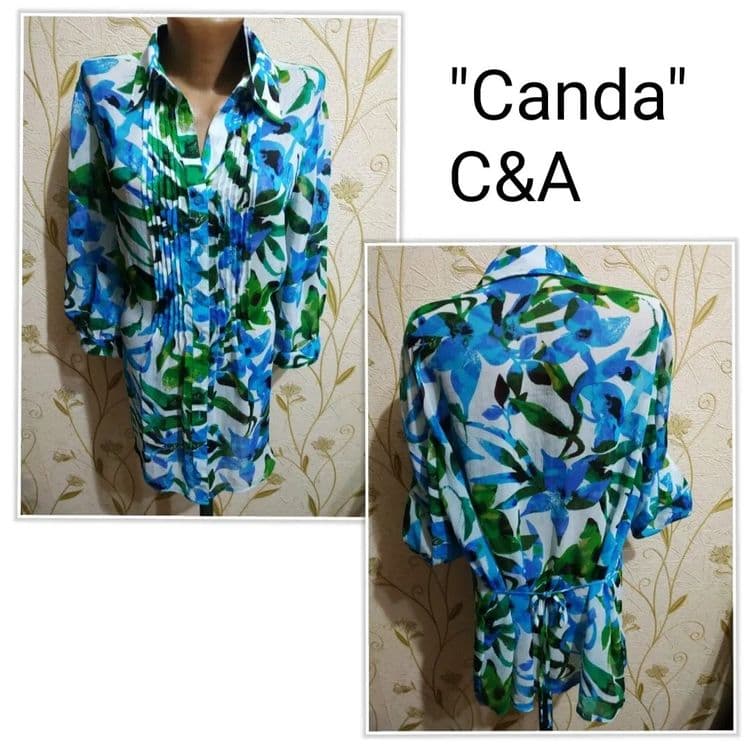 Жен. блузка бренда "Саnda" C&A. Раз. 50-54. Новая — 1