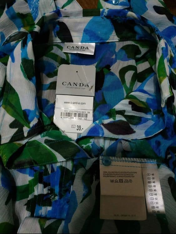 Жен. блузка бренда "Саnda" C&A. Раз. 50-54. Новая — 6