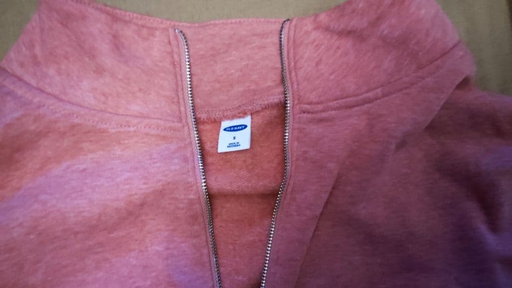 Old navy, оверсайз, укороченны флис кофта свитер — 3