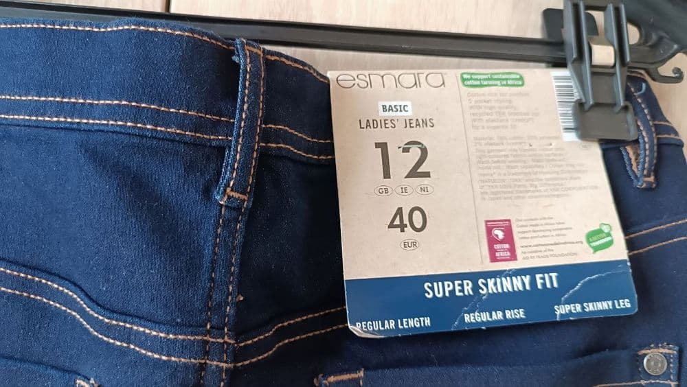 Женские джинсы Skinny, размер 46-48, производство Германия — 2