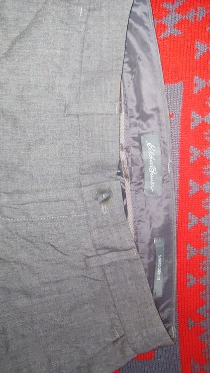 Eddie Bauer шерсть брюки s США — 4