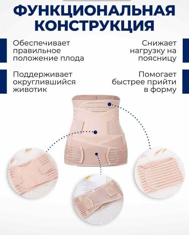 После родовой бандаж тройка (бандаж после операционный) — 2