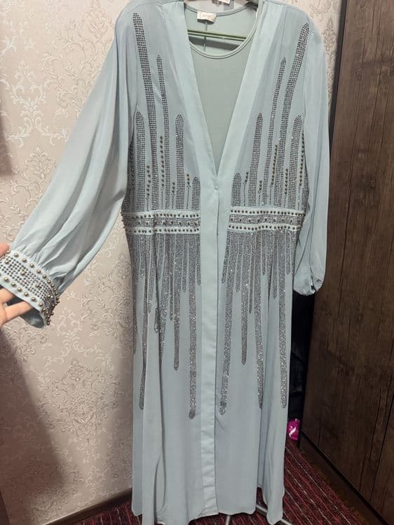 Turetskiy kamplekt vecherniy abaya. — 3