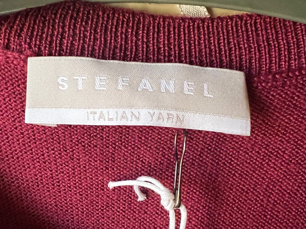 STEFANEL новая теплая шерстяная кофта разм М Италия — 4