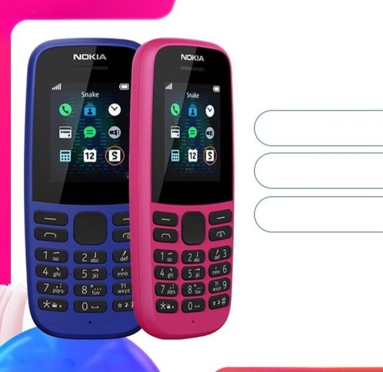 Nokia 105, yangi. knopka  telefon dastafka bepul — 6