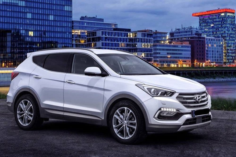 Santa FE 2017 год, пробег 97000км — 2