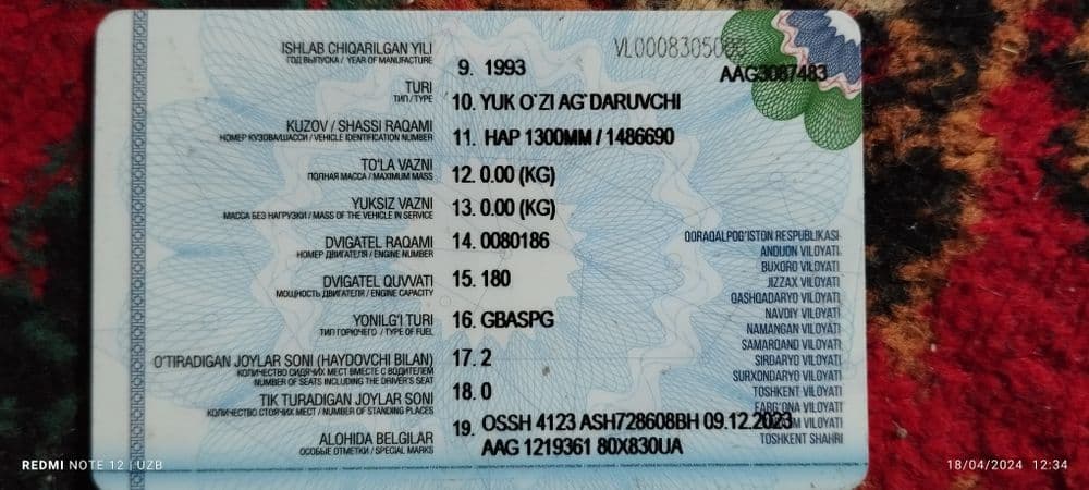 Gaz 3507 holatda alo — 6