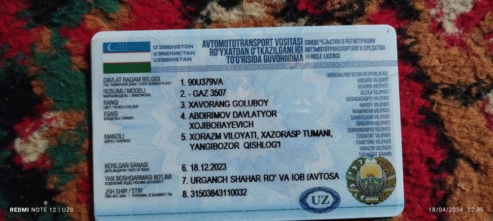 Gaz 3507 holatda alo — 7