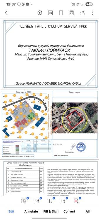 Uchaska sotiladi qurilishga ruxsati bor loixasi bor — 2