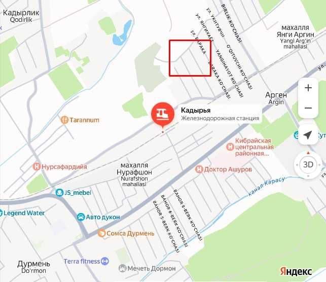 Земля под строительство - 6.74 сот в Дурмень (Дурмон), Кибрай, Кадрия — 2