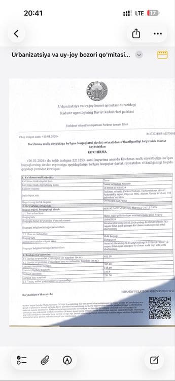 parkent setrida 14 sotig uchaska sotiladi markaz parkent dehqon bozri — 3