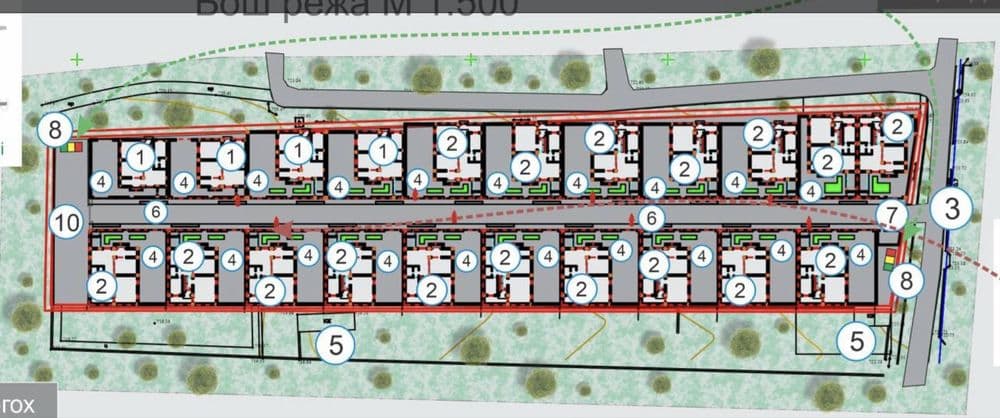 Продам землю в окташе 1 га коттеджный городок — 1