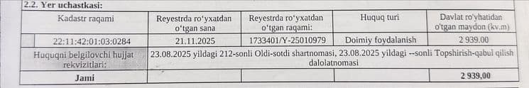 Xiva qurug yonda sklad sotiladi 2939 kv — 5