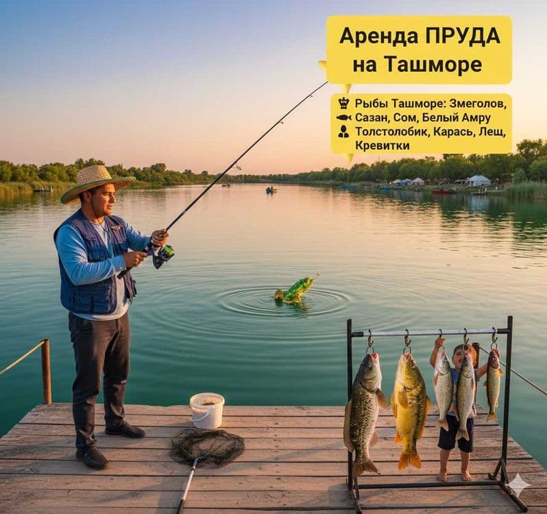 Аренда пруда для рыбного промысла на Ташморе — 3