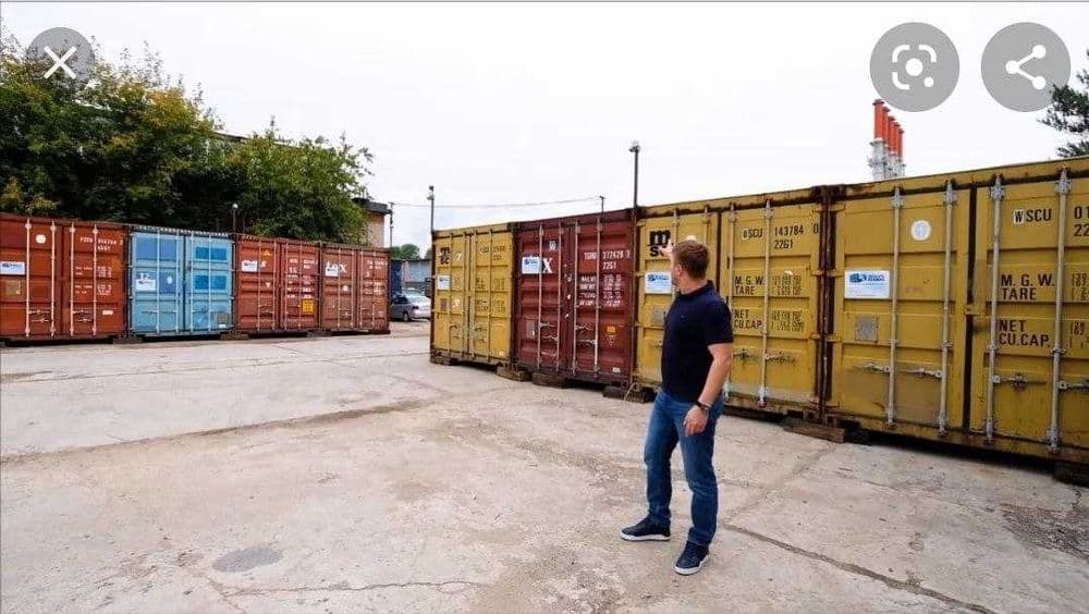 Konteynerdan sklad ijaraga beriladi. Склад из контейнера в аренду. — 2